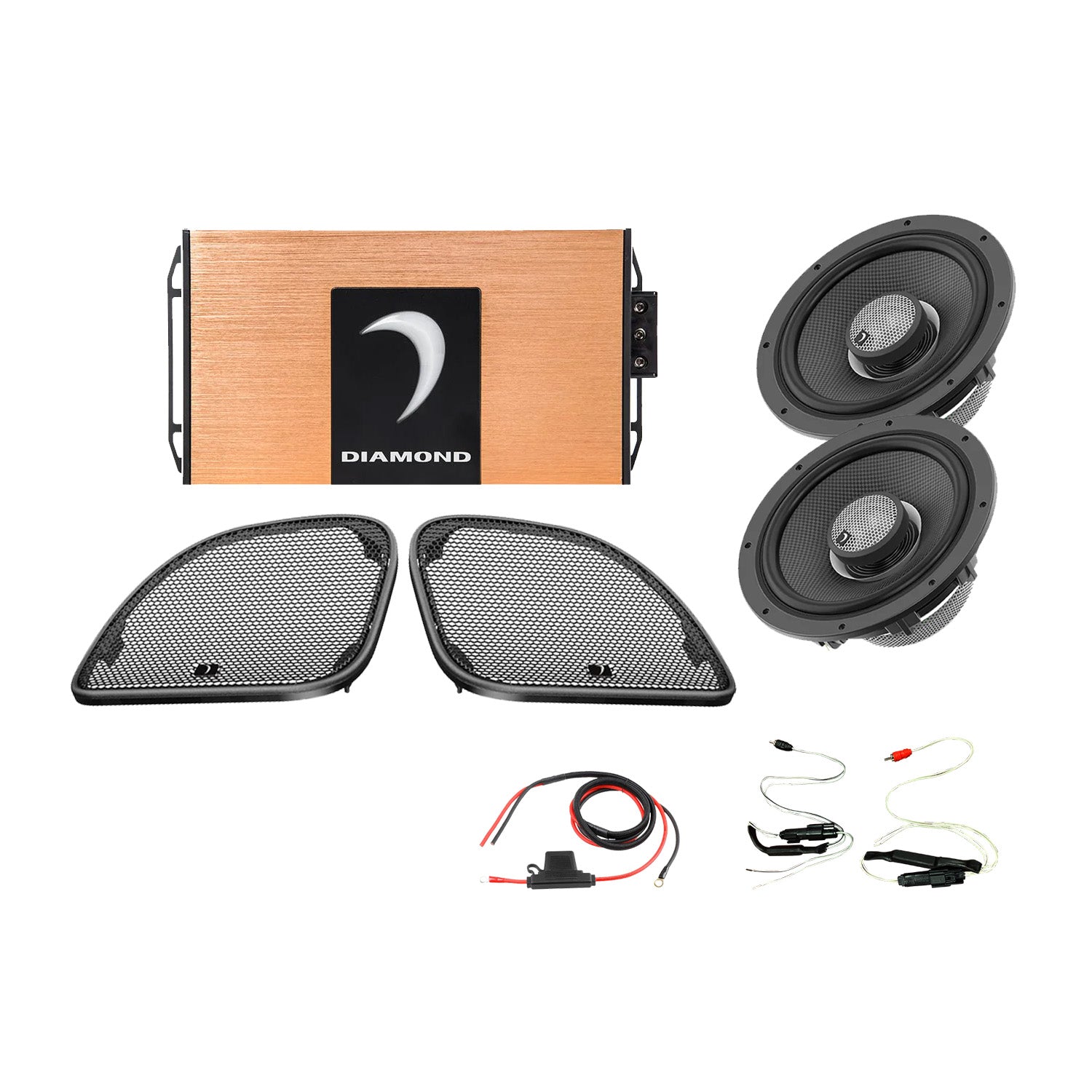 14 - 23 Harley Davidson® Road Glide 2 - Speaker System - DA1423RGSP1 - DA1423RGSP1 - Diamond Audio