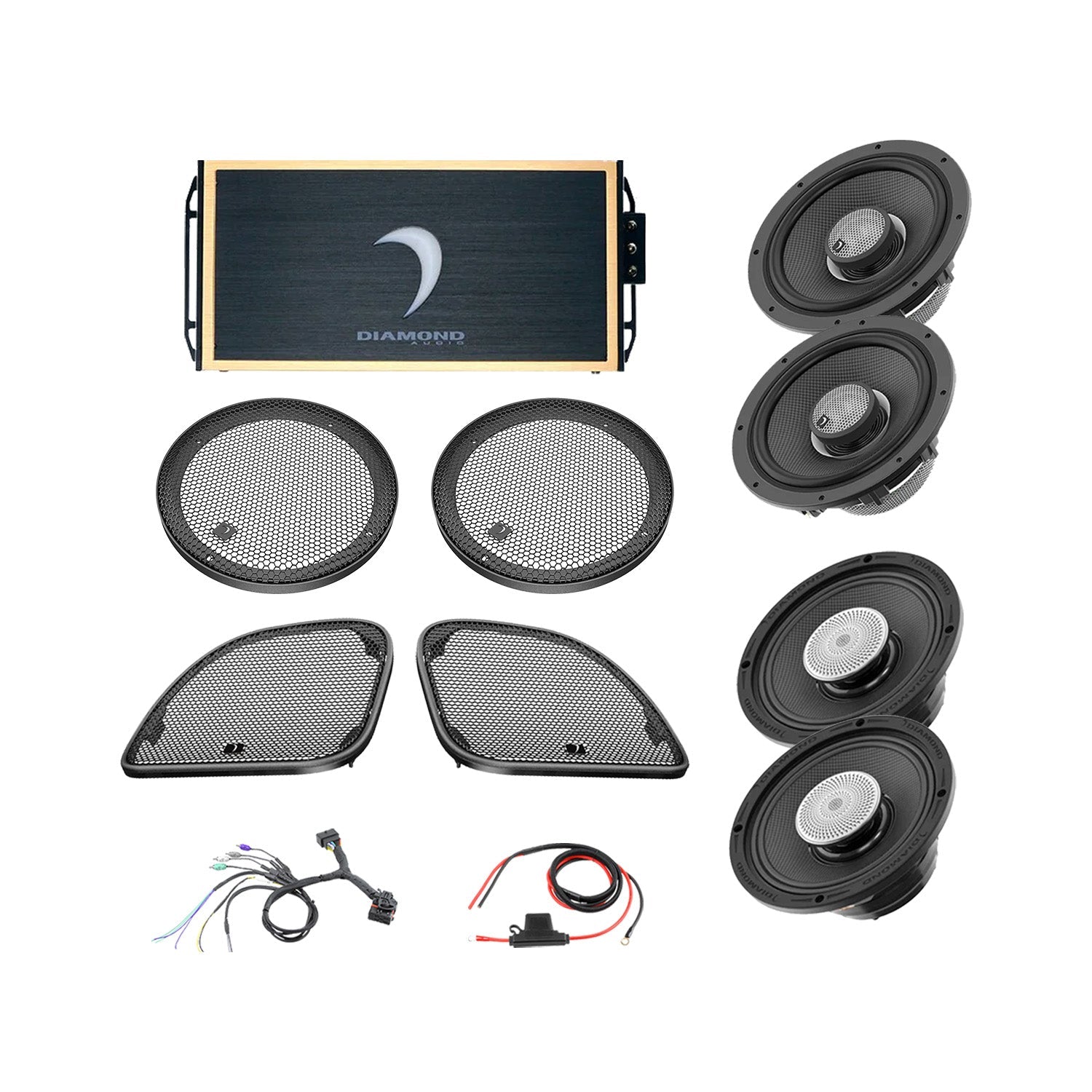 14 - 23 Harley Davidson® Road Glide 4 - Speaker System - DA1423RGTP3 - DA1423RGTP3 - Diamond Audio
