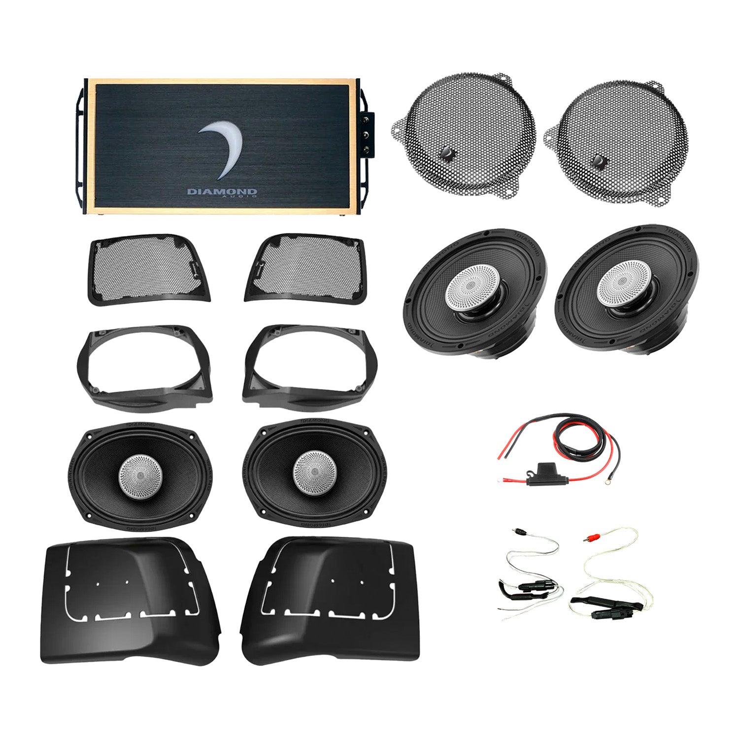 14 - 23 Harley Davidson® Street Glide 4 - Speaker System - DA1423SGSP5 - DA1423SGSP5 - Diamond Audio