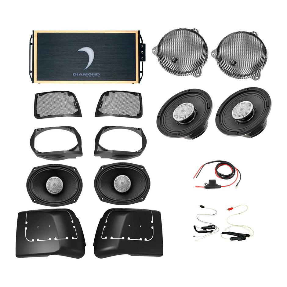 14 - 23 Harley Davidson® Street Glide 4 - Speaker System - DA1423SGSP5 - DA1423SGSP5 - Diamond Audio