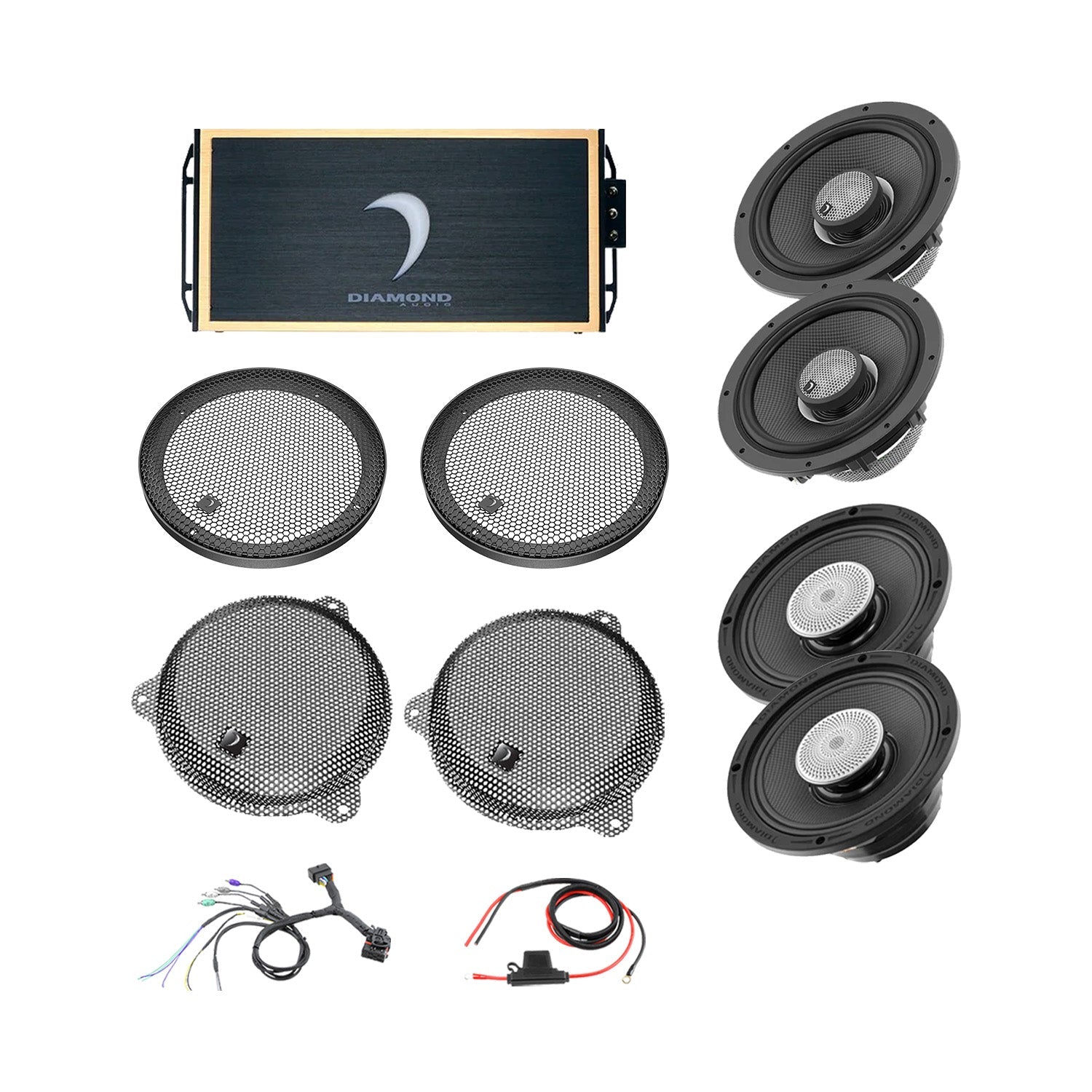 14 - 23 Harley Davidson® Street Glide 4 - Speaker System - DA1423SGTP3 - DA1423SGTP3 - Diamond Audio