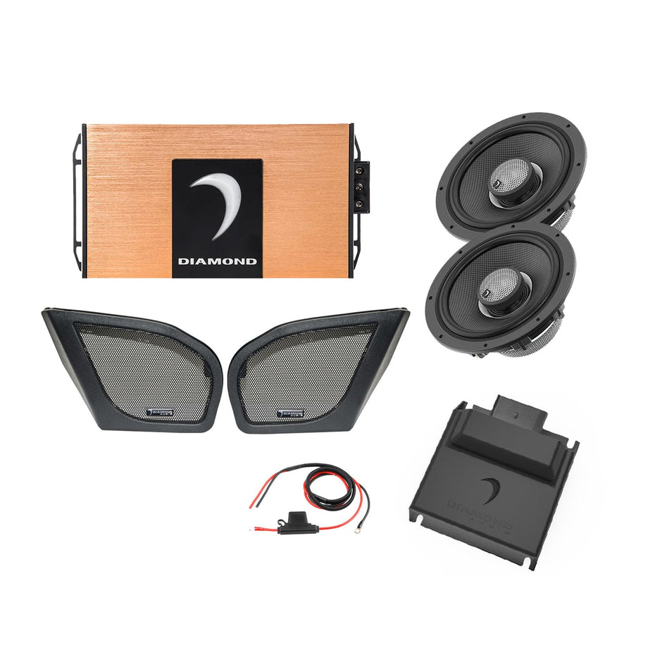 24+ Harley Davidson® Road Glide 2 - Speaker System - DA24RGSP1 - DA24RGSP1 - Diamond Audio