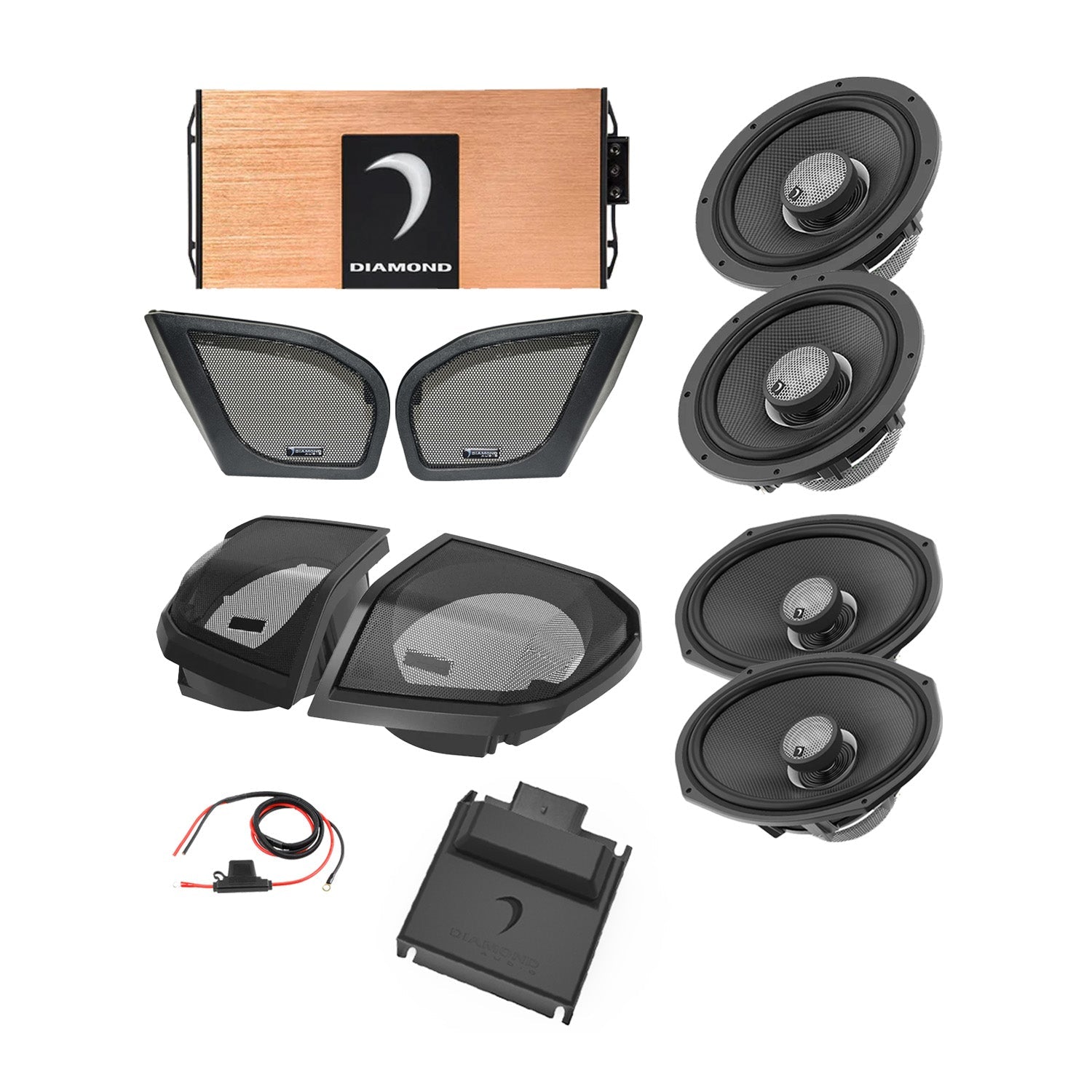 24+ Harley Davidson® Road Glide 4 - Speaker System - DA24RGSP3 - DA24RGSP3 - Diamond Audio