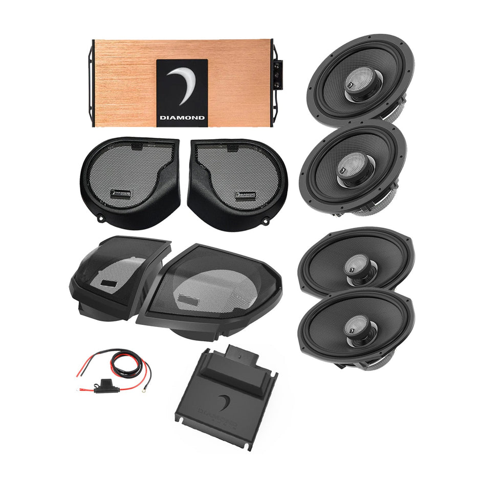 24+ Harley Davidson® Street Glide 4 - Speaker System - DA24SGSP3 - DA24SGSP3 - Diamond Audio