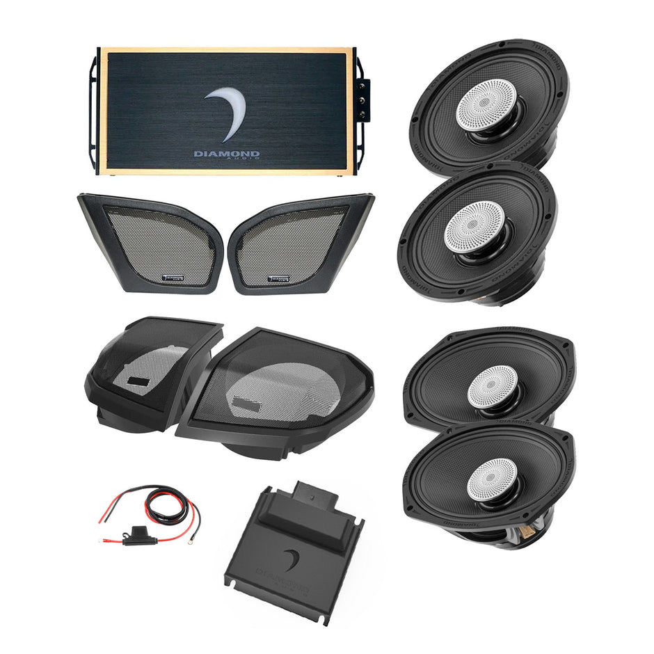 24+ Harley Davidson® Road Glide 4 - Speaker System - DA24RGSP5 - DA24RGSP5 - Diamond Audio