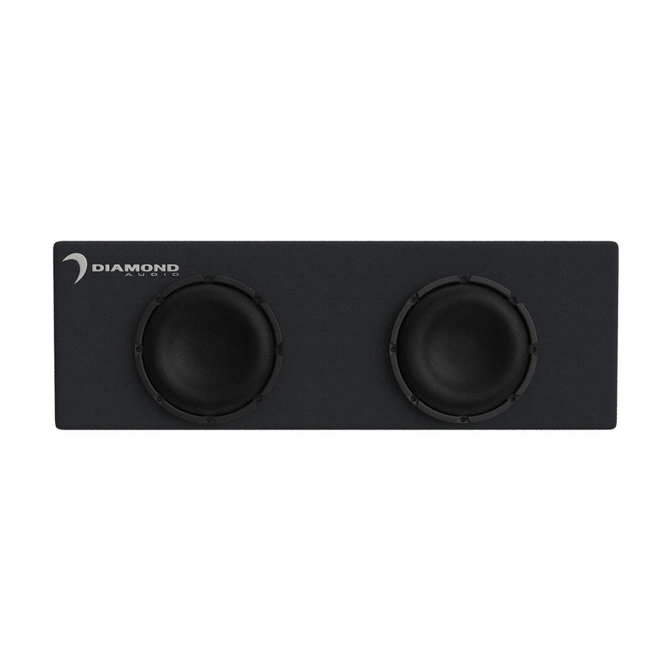 DESMB8D - Dual 8" Slot Vented Passive Subwoofer Enclosure (2Ω) - DESMB8D - Diamond Audio