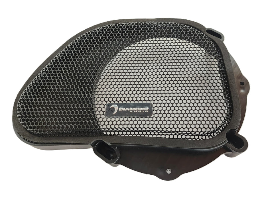 1998-2013 Harley Davidson® Road Glide Faring Grills W/Diamond Logo (Pair) - DHDRG13