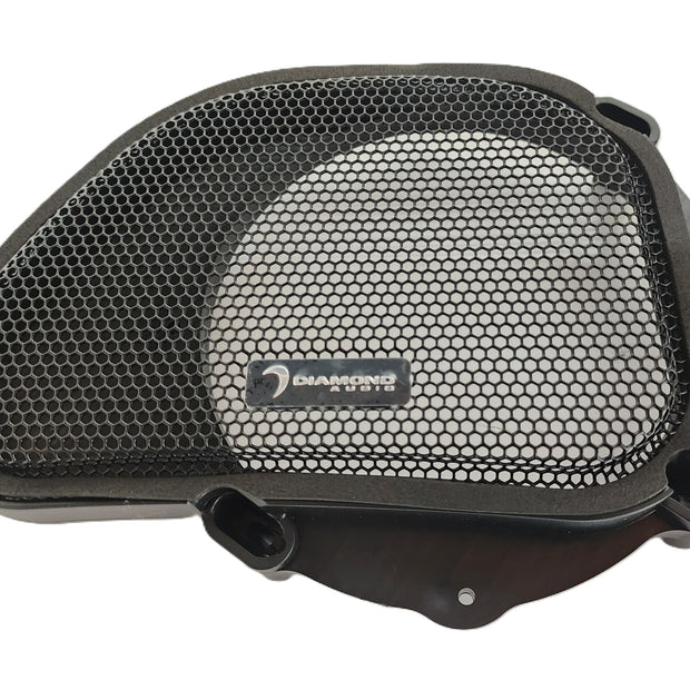 1998-2013 Harley Davidson® Road Glide Faring Grills W/Diamond Logo (Pair) - DHDRG13