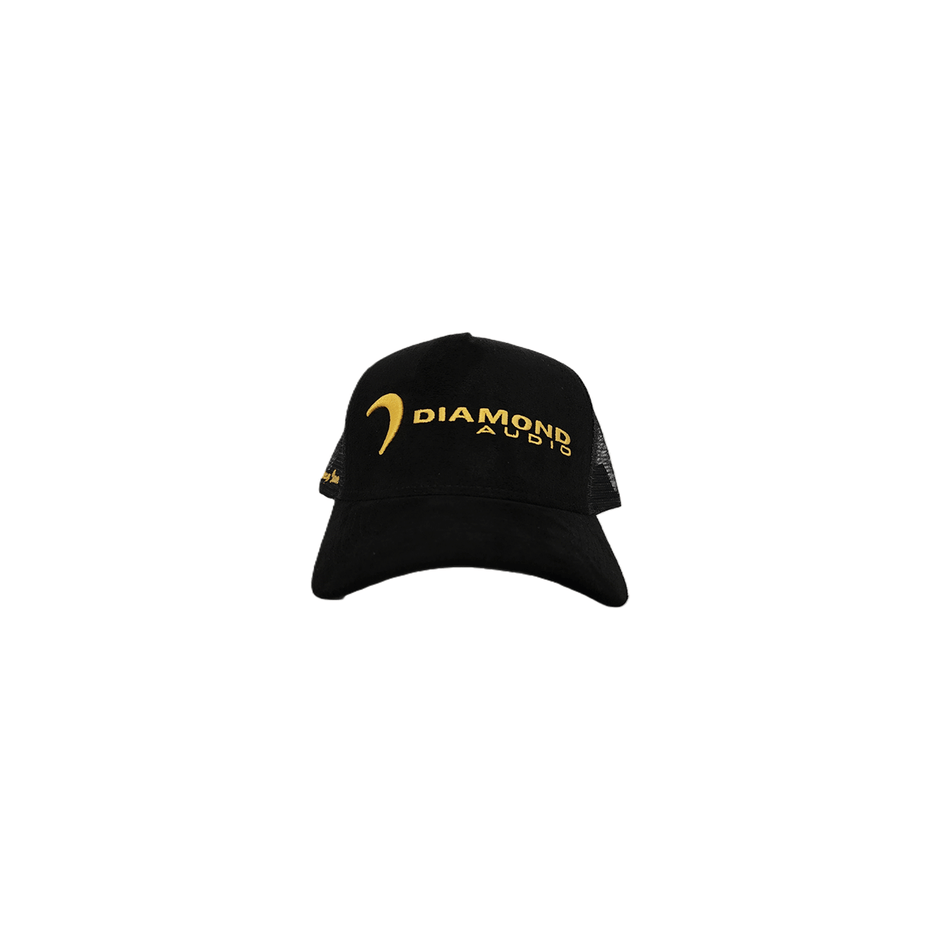 Diamond Audio Black Suede Trucker Hat - DATFI - DATFI - Diamond Audio