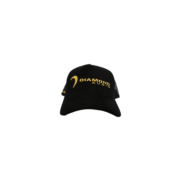 Diamond Audio Black Suede Trucker Hat - DATFI - DATFI - Diamond Audio