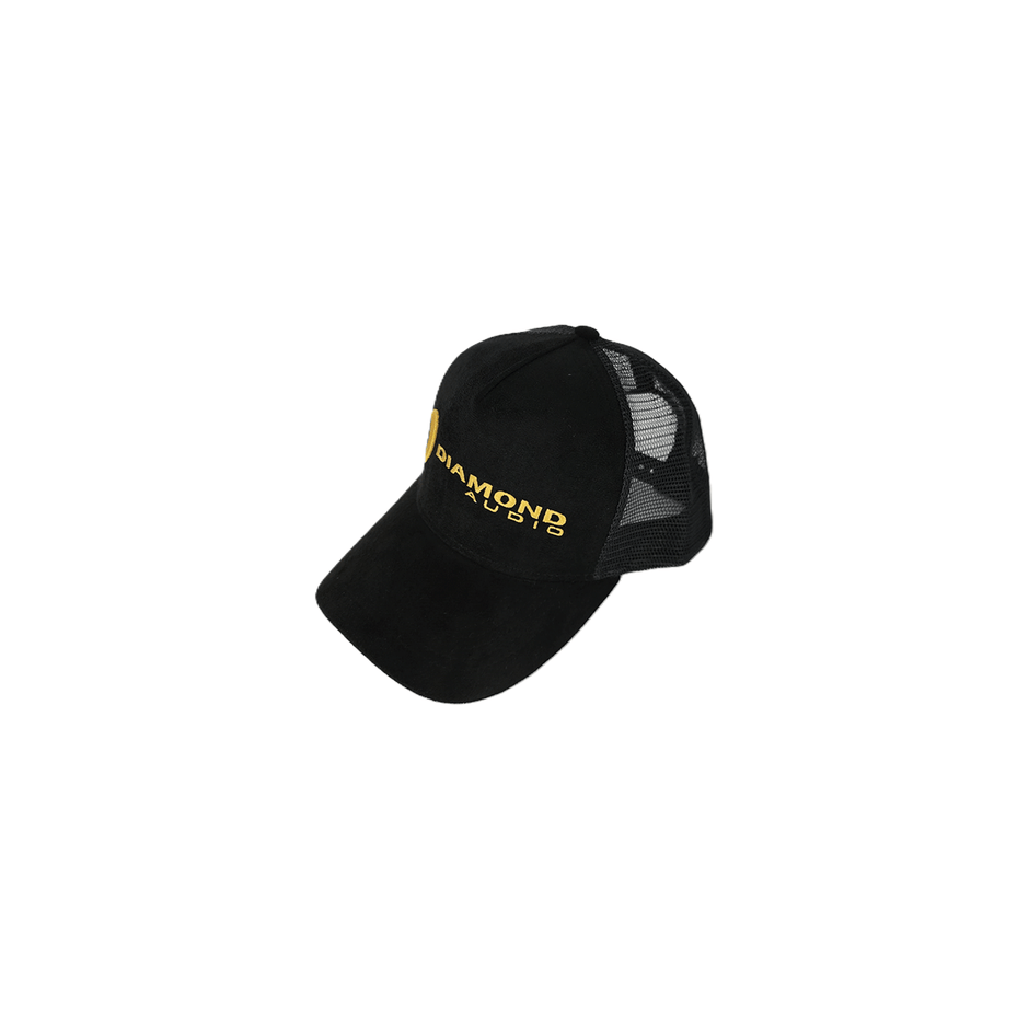 Diamond Audio Black Suede Trucker Hat - DATFI - DATFI - Diamond Audio