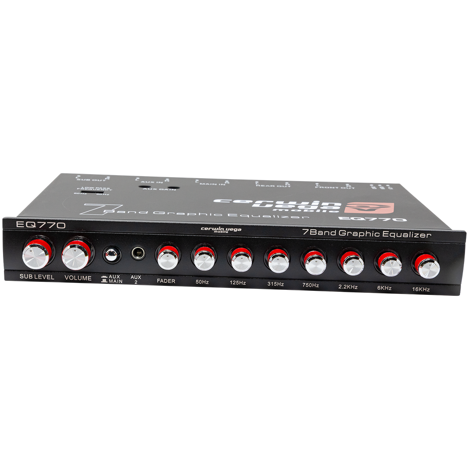 7-Band Parametric EQ with AUX Input - EQ-770