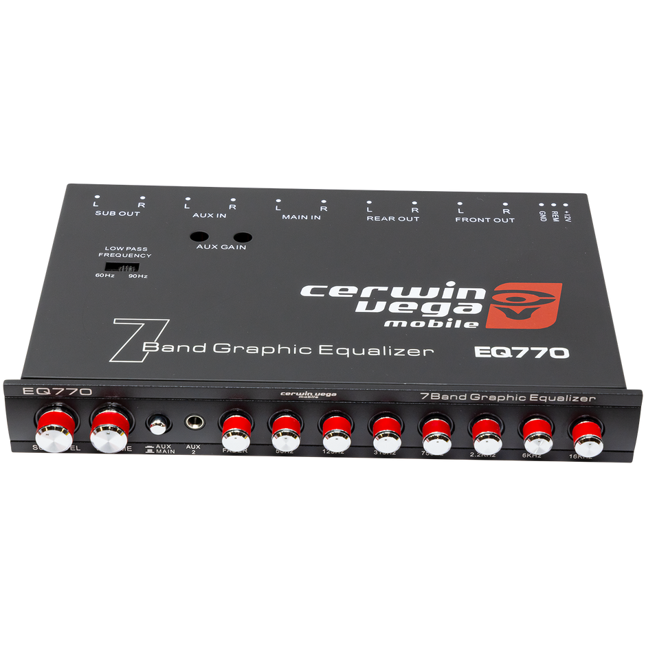 7-Band Parametric EQ with AUX Input - EQ-770