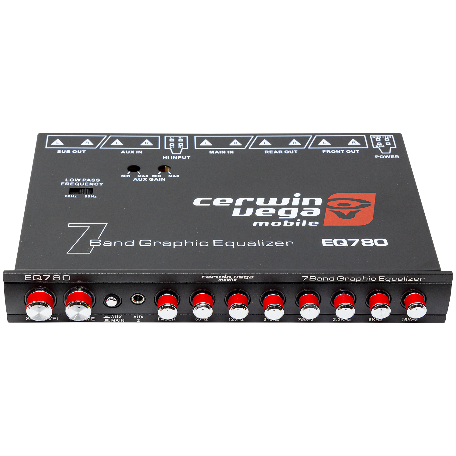 7-Band Parametric EQ with Auxiliary Input - EQ780
