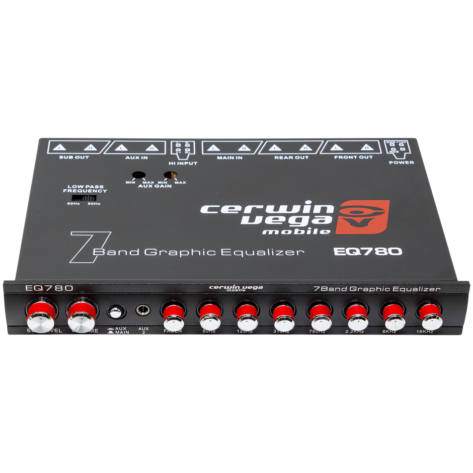7-Band Parametric EQ with Auxiliary Input - EQ780
