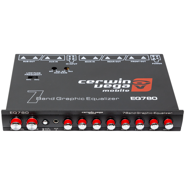 7-Band Parametric EQ with Auxiliary Input - EQ780