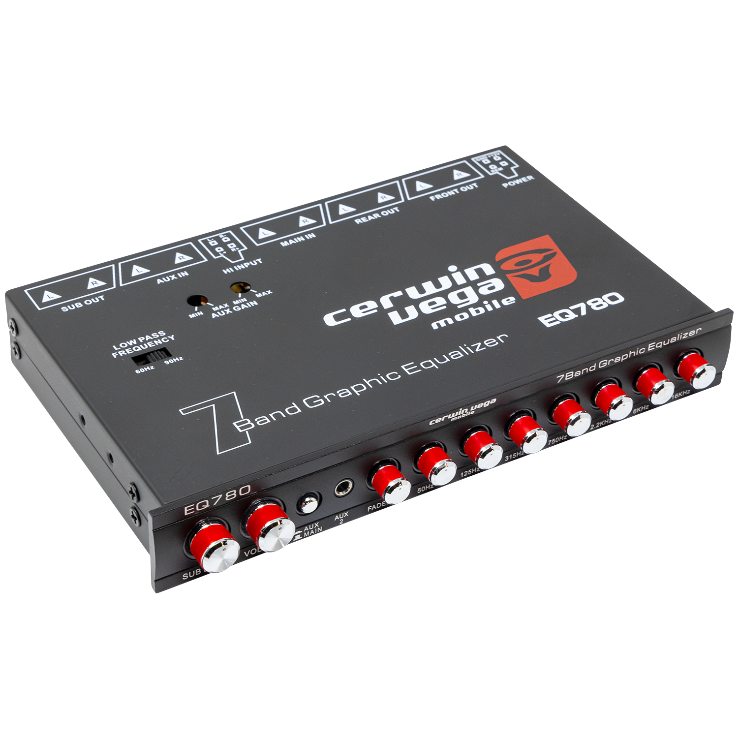 7-Band Parametric EQ with Auxiliary Input - EQ780