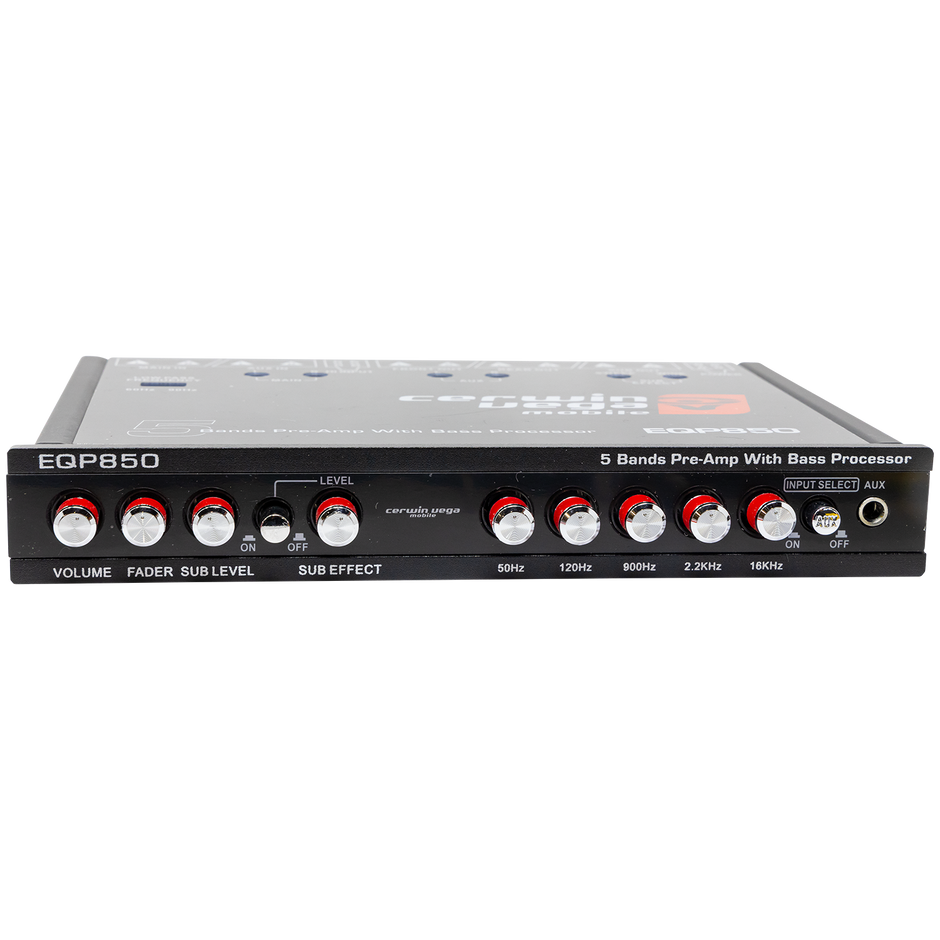 5 Band Pre-Amp Equalizer with Bass Processor - EQP850