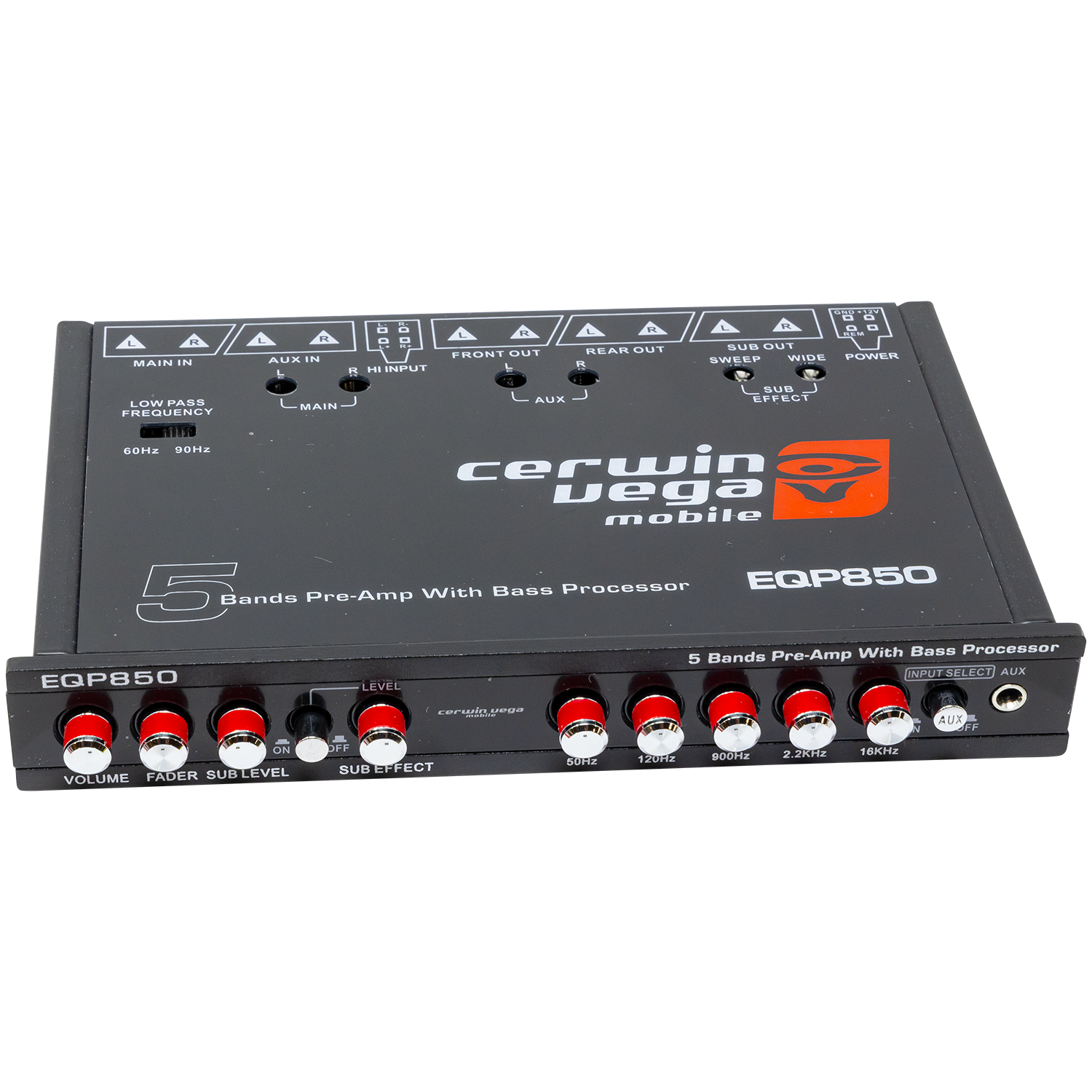 5 Band Pre-Amp Equalizer with Bass Processor - EQP850