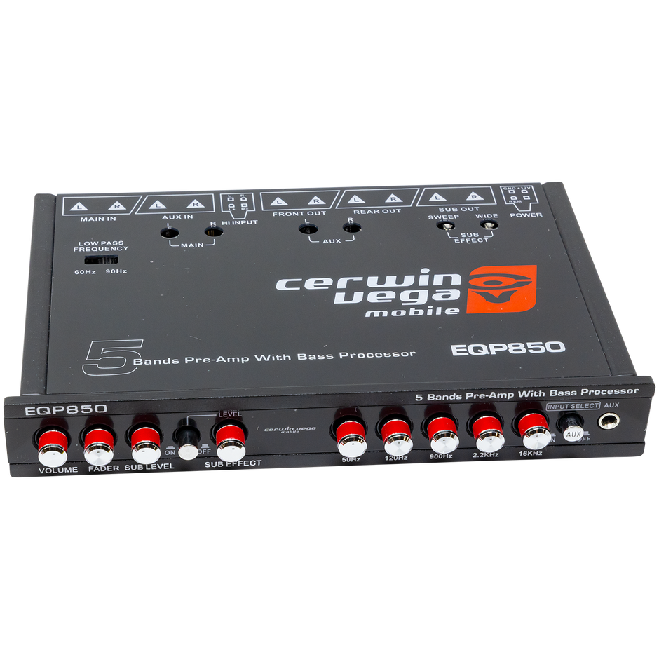 5 Band Pre-Amp Equalizer with Bass Processor - EQP850