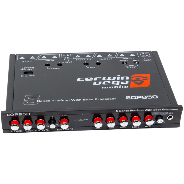 5 Band Pre-Amp Equalizer with Bass Processor - EQP850