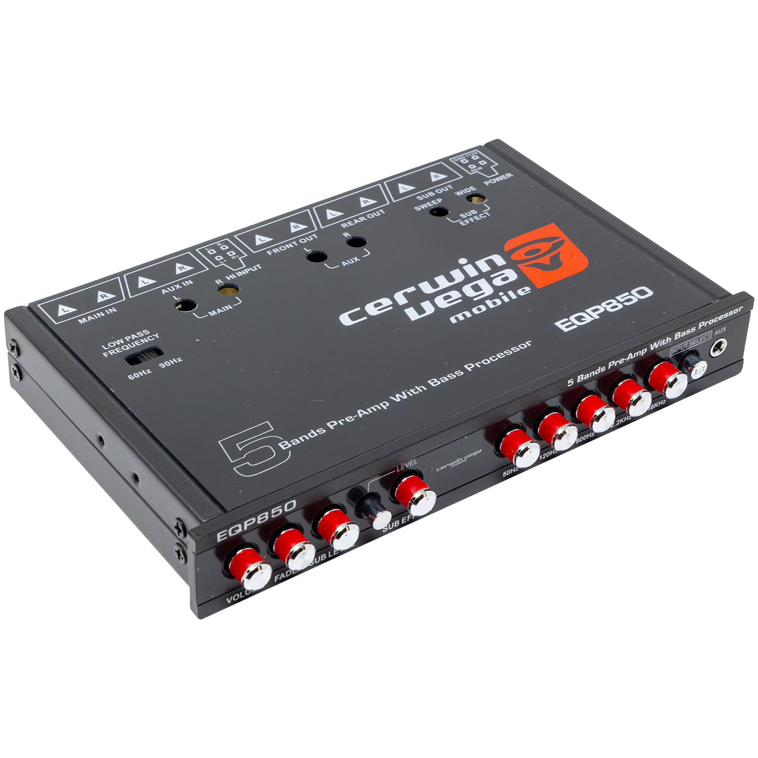 5 Band Pre-Amp Equalizer with Bass Processor - EQP850