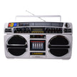 Lasonic Bluetooth Boombox Rechargeable 80s Style Ghetto Blaster I-931BT (White)