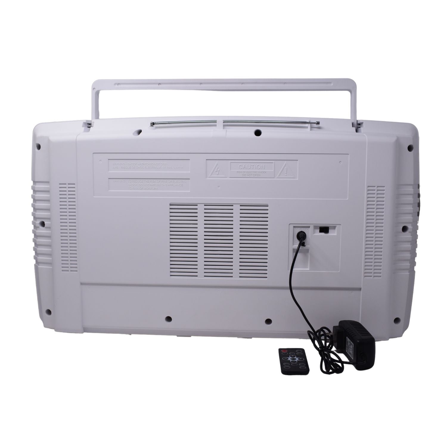 Lasonic Bluetooth Boombox Rechargeable 80s Style Ghetto Blaster I-931BT (White)