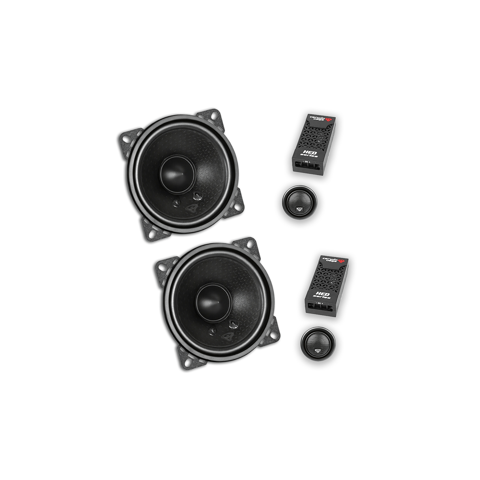 H4C - HED 4” 2-Way Component Full Range Speaker Set