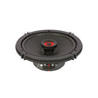 The round black HED 2025 Edition Coaxial Speaker (H652) features a textured diaphragm, red and black cone, circular mounting bracket with installation holes, and metallic housing, ideal for full range or coaxial audio systems.