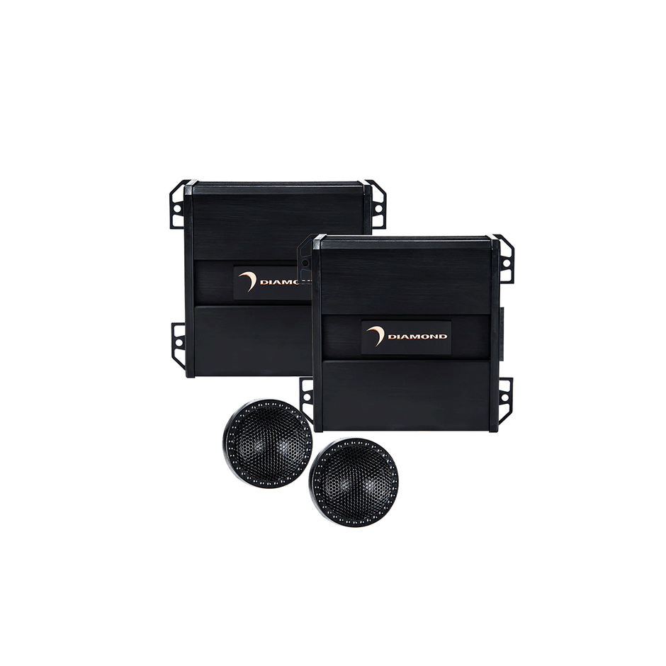 H65A - HEX Series 6.5 “ 2-Way Component Set w/25mm Aluminum Dome Tweeter