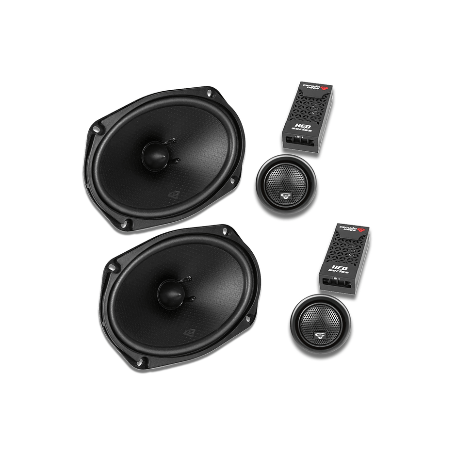 H69C - HED 6"x9” 2-Way Component Full Range Speaker Set