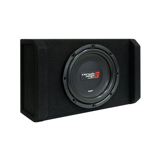 10" HED Series Sealed Down Firing Shallow Subwoofer Enclosure - H7SE10 - Cerwin Vega