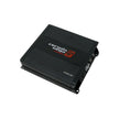 The HED 4 Channel 440W Class-D Digital Amplifier (H440.4D) features sleek black design, 