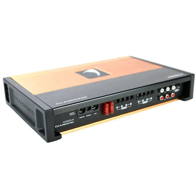 HX600.4 - HEX Series 4 - Channel 1000W RMS Full Range Class D Amplifier - HX600.4 - Diamond Audio
