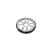 Diamond Audio HXM65FGB 6.5 inch flush grills, black and brushed aluminum - view 4