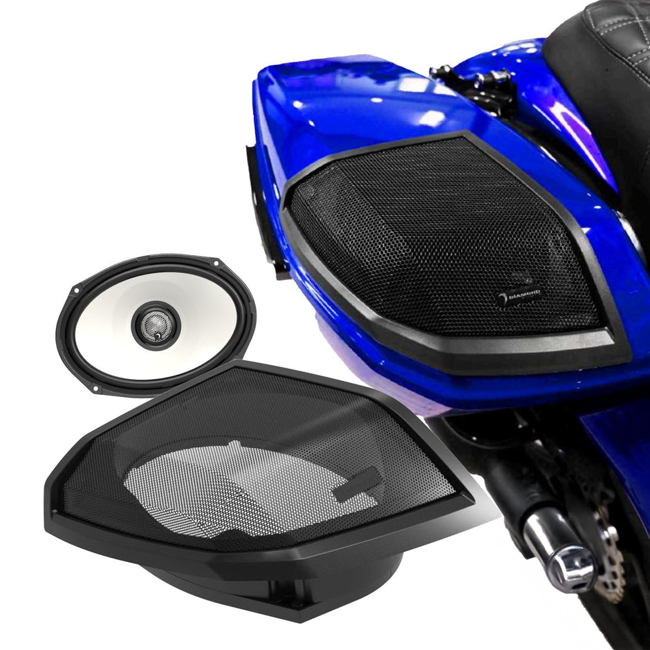 2024+ Harley Davidson® Cut-In Lid Kit with HXM69F4 Speakers - MSHXM694LK24