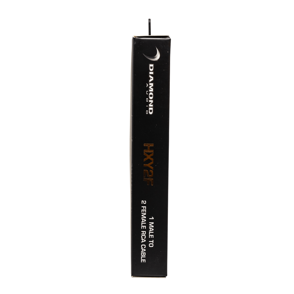 HXY2F - One Male to two Female RCA Y Cable - HXY2F - Diamond Audio