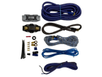 Certified Amplifier Wiring Kit, 4 Gauge, 1500 Watts for Car Audio Systems, Includes Power Wire, Ground Wire, RCA Cable, ANL Fuse Holder, Fuse and All neccessary Accessories Purple