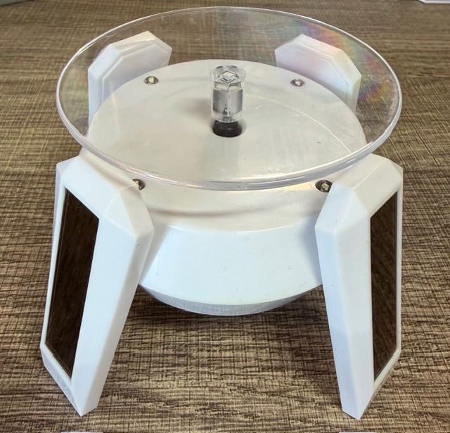 Solar Small Rotating Display Stand