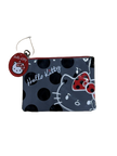 Hello Kitty Polka Dot Cosmetic Pencil Pouch with a Red Zipper Embroidered Design - 8