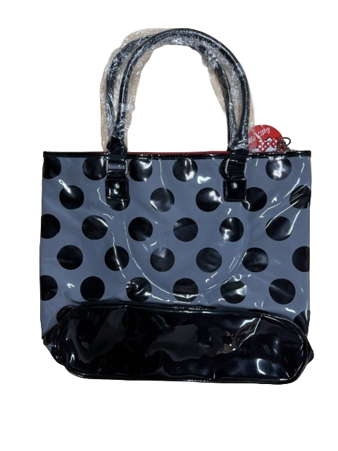 Hello Kitty Sanrio Travel Tote Bag with a Polka Dot Design - 16