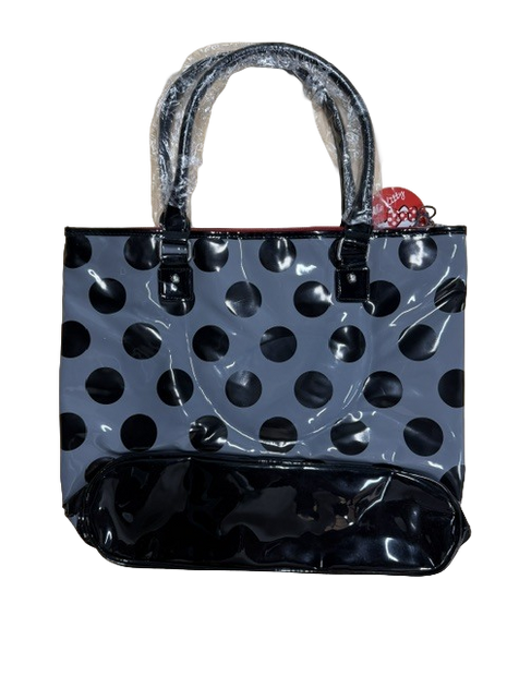 Hello Kitty Sanrio Travel Tote Bag with a Polka Dot Design - 16" x 4"x 12"