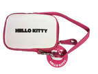 Hello Kitty Cosmetic Bag with a Wristlet Strap Pink / White 5.5
