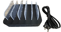 USB 5 port charging station Black 6