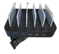 USB 5 port charging station Black 6