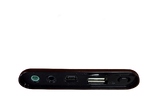 CERTIFIED Portable Speaker with FM Radio MICRO SD USB AUX Port & Built-In Rechargable Battery Orange - 7 x 2 x 2 inch