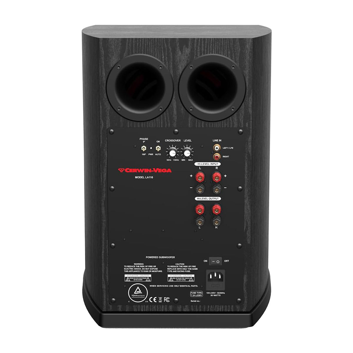 LA SERIES 10” HOME THEATER POWERED SUBWOOFER - LA110 - Cerwin Vega