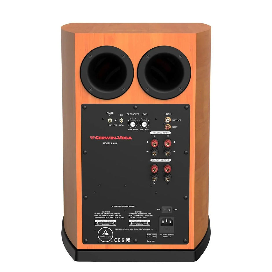 LA SERIES 10” HOME THEATER POWERED SUBWOOFER - LA110 - Cerwin Vega