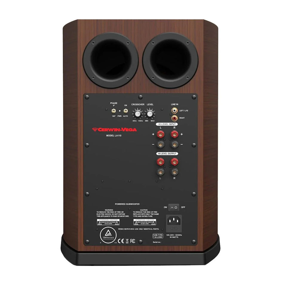 LA SERIES 10” HOME THEATER POWERED SUBWOOFER - LA110 - Cerwin Vega